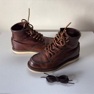Men’s RED WING SHOES Heritage - Style 1907 - CLASSIC MOC Brown Leather Boots